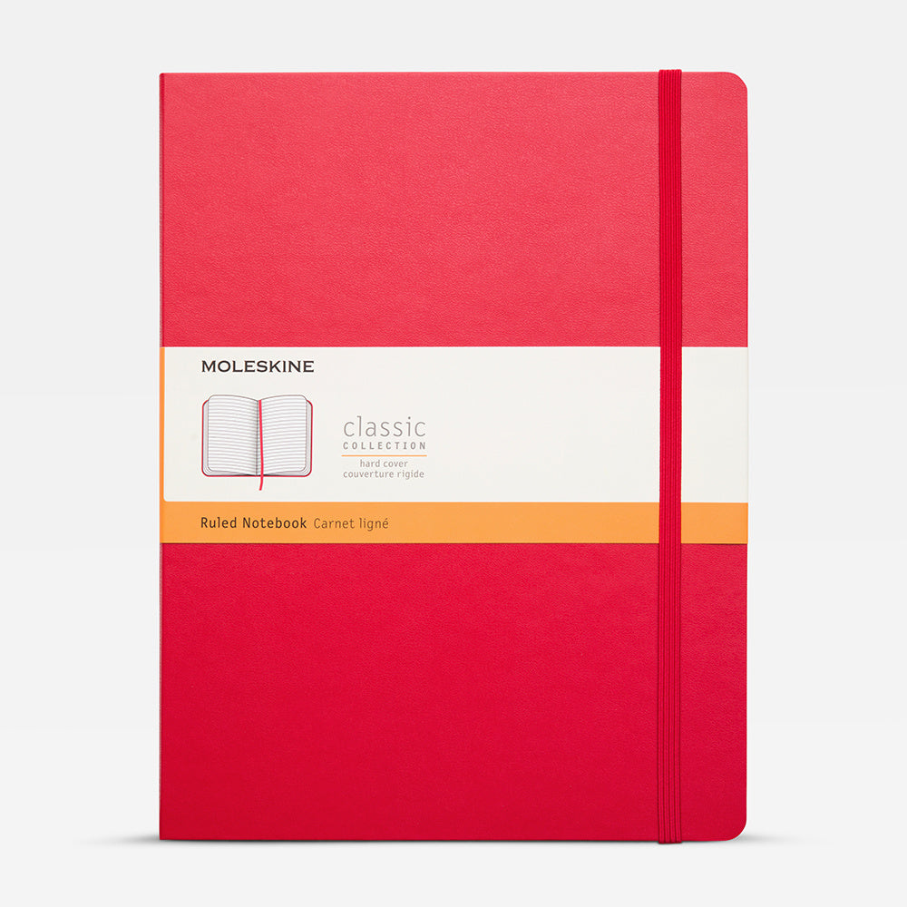 Moleskine Notebook Red Ruled
