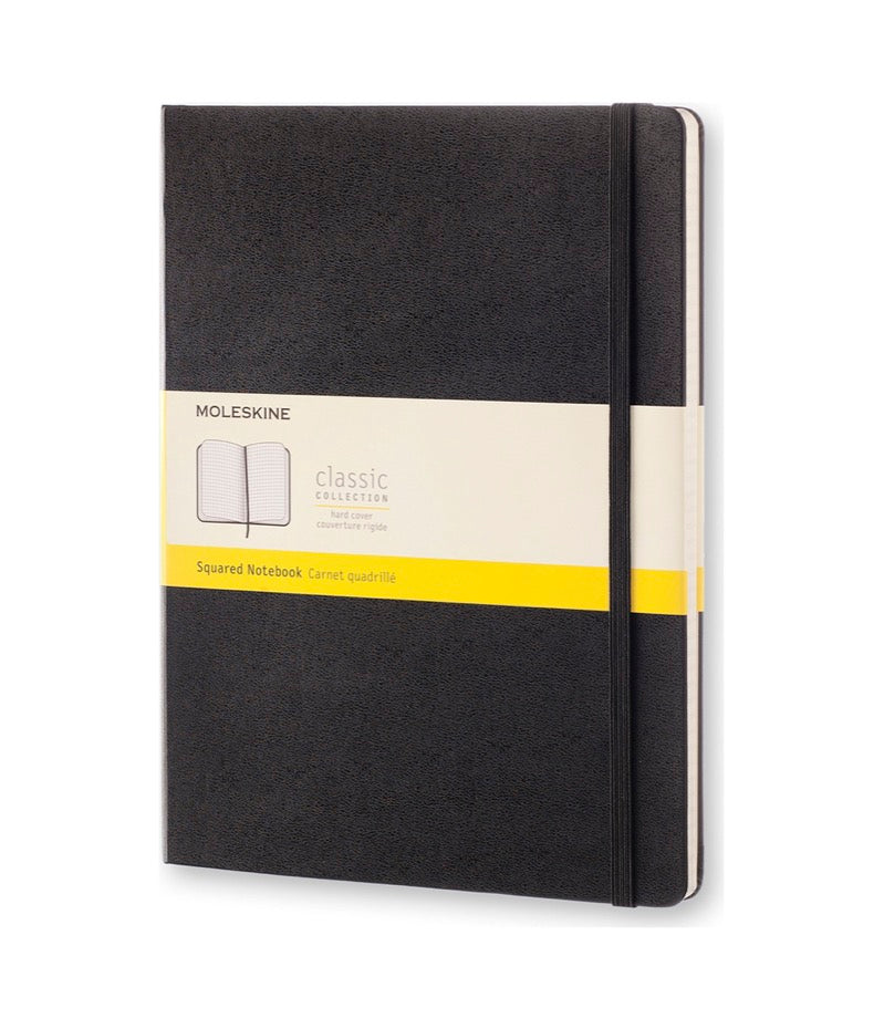Moleskine Notebook Black Grid XL