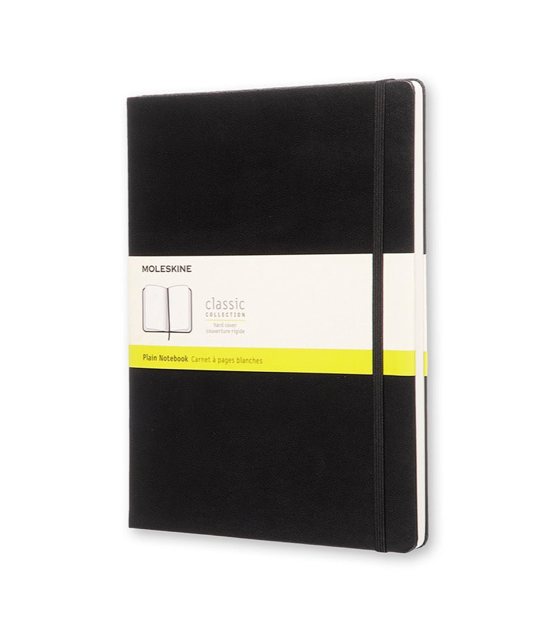 Moleskine Notebook Black Plain XL