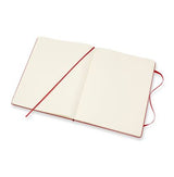 Moleskine Notebook Red Plain XL