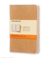Moleskine Cahier Journal Kraft Packet 3 Ruled Pocket