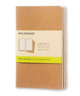 Moleskine Cahier Journal Kraft Packet 3 Plain Pocket