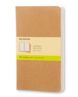 Moleskine Cahier Journal Kraft Packet 3 Plain Large