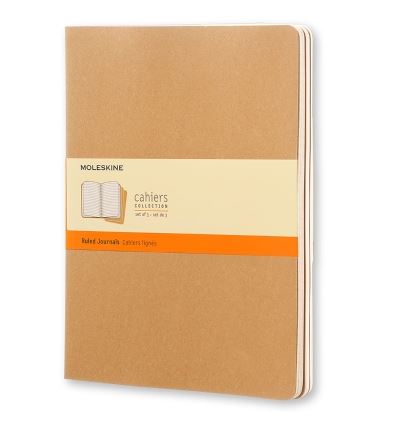Moleskine Cahier Journal Kraft Packet 3 Ruled XL