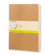 Moleskine Cahier Journal Kraft Packet 3 Plain XL