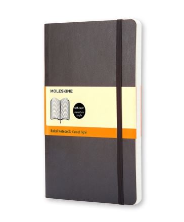 Moleskine Softcover Notebook Black Ruled Pocket
