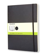 Moleskine Softcover Notebook Black Plain XL