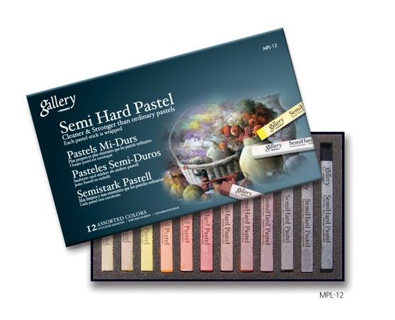 Mungyo Gallery Semi-Hard Pastel Assorted Set 12 SET
