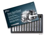 Mungyo Gallery Semi-Hard Pastel Greytone Set 12 SET