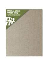 National Art Materials Canvas Panel 300g Natural Linen 10x14"