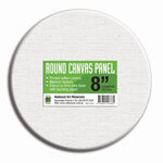 National Art Materials Canvas Panel White Round 8"
