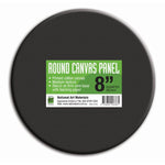 National Art Materials Canvas Panel Black Round 8"