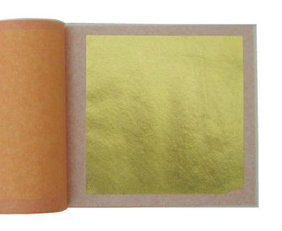 NORIS BLATTGOLD TRANSFER LEAF 24C PURE GOLD LEAF 25 SHEETS