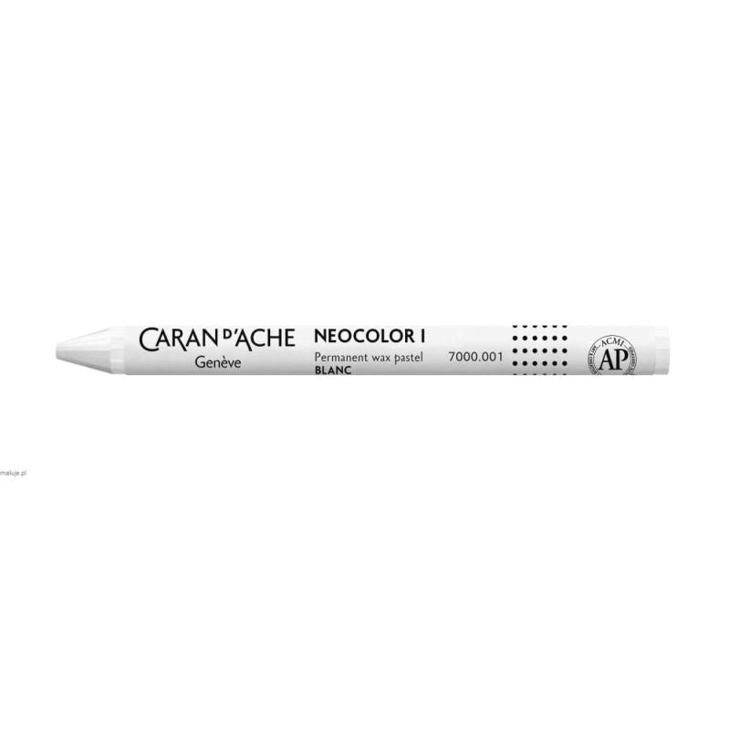 CARAN D'ACHE NEOCOLOR I WAX CRAYON 001 WHITE