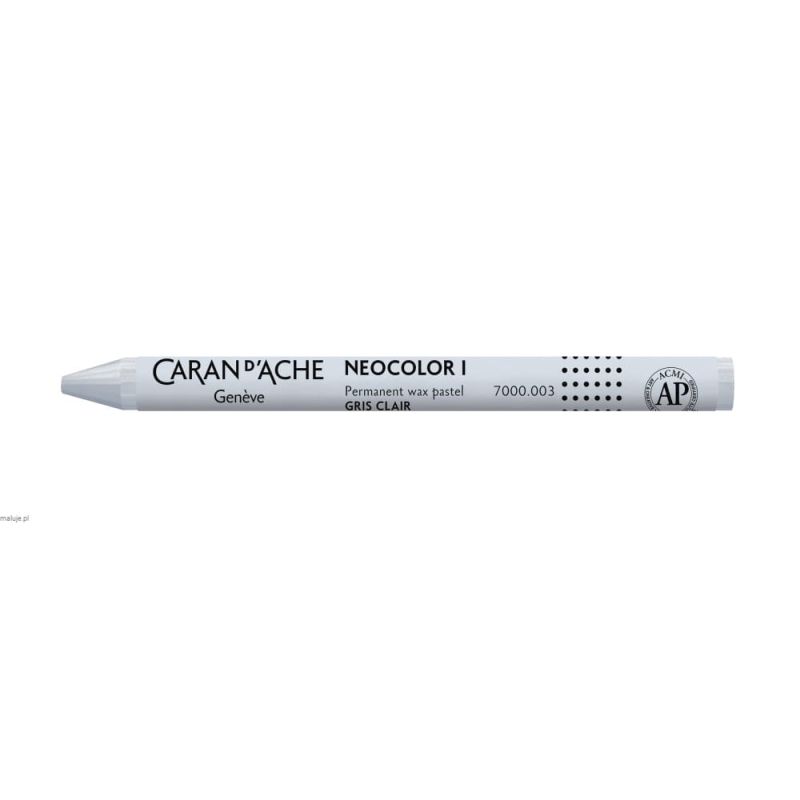 CARAN D'ACHE NEOCOLOR I WAX CRAYON 003 LIGHT GREY