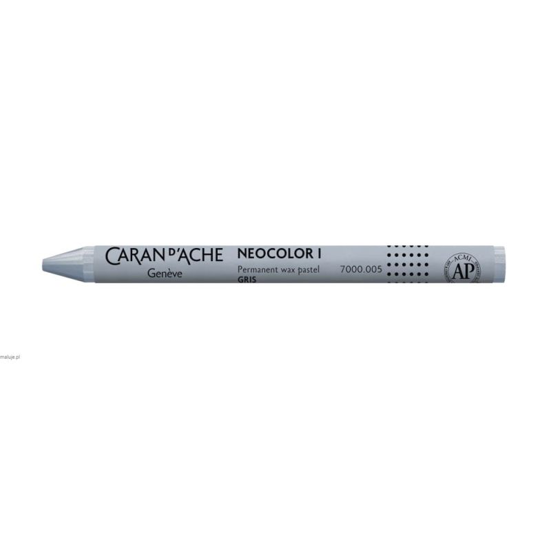 CARAN D'ACHE NEOCOLOR I WAX CRAYON 005 GREY