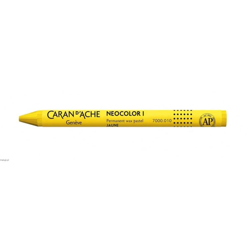 CARAN D'ACHE NEOCOLOR I WAX CRAYON 010 YELLOW