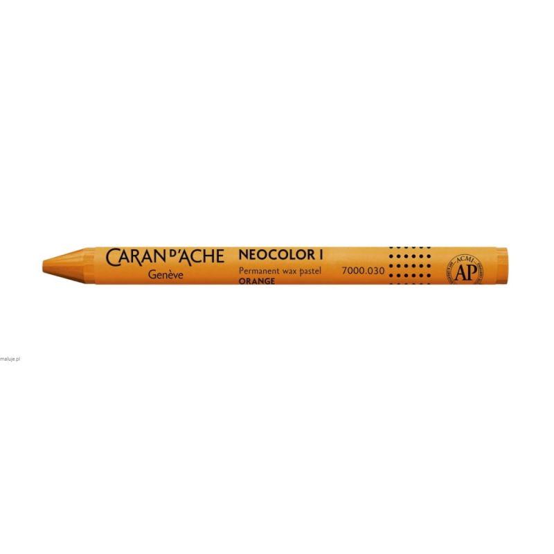 CARAN D'ACHE NEOCOLOR I WAX CRAYON 030 ORANGE