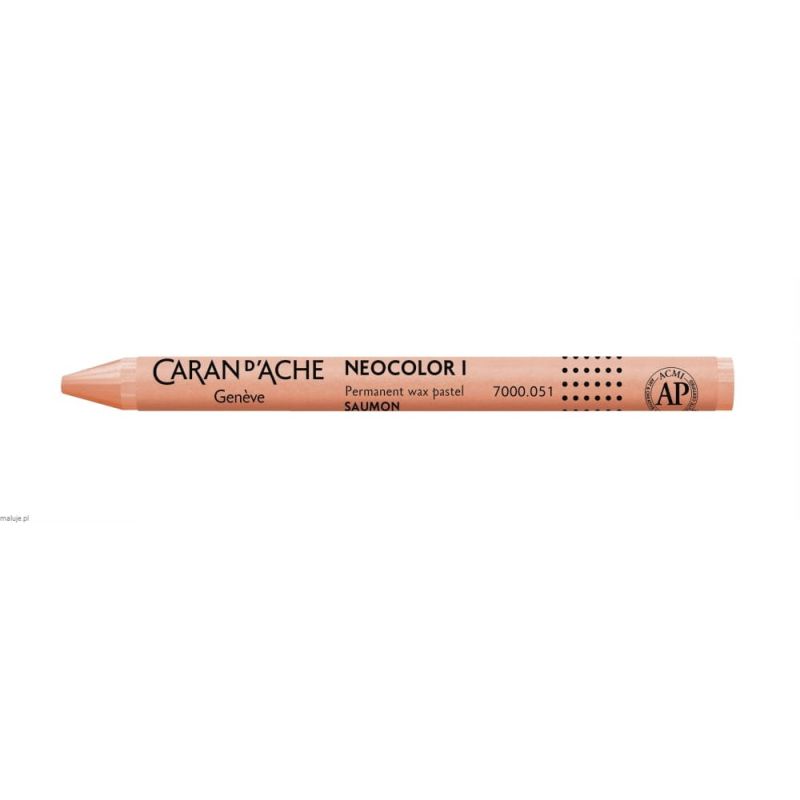 CARAN D'ACHE NEOCOLOR I WAX CRAYON 051 SALMON