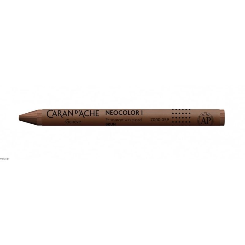 CARAN D'ACHE NEOCOLOR I WAX CRAYON 059 BROWN