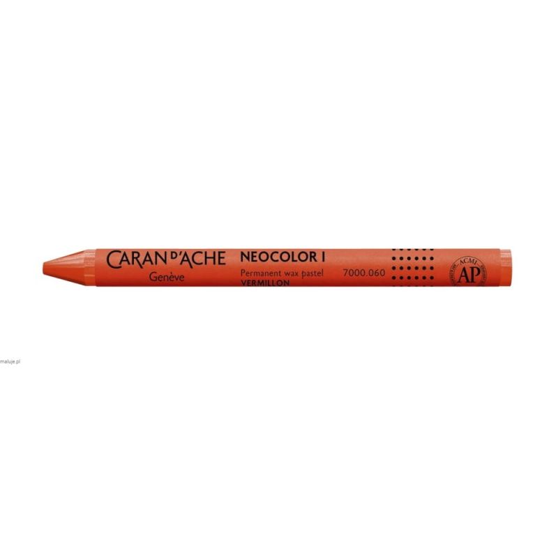 CARAN D'ACHE NEOCOLOR I WAX CRAYON 060 VERMILION
