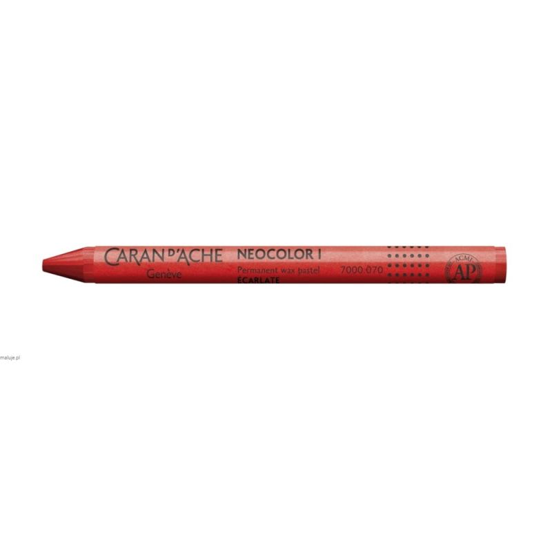 CARAN D'ACHE NEOCOLOR I WAX CRAYON 070 SCARLET