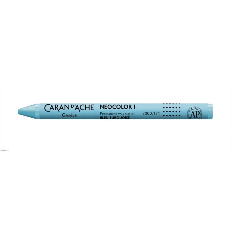 CARAN D'ACHE NEOCOLOR I WAX CRAYON 171 TURQUOISE