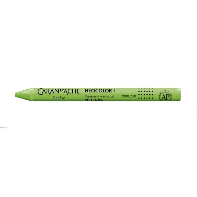 CARAN D'ACHE NEOCOLOR I WAX CRAYON 230 YELLOW GREEN