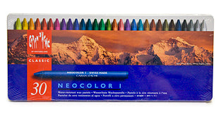 Caran D'Ache Neocolor I Wax Crayon Tin Set 30