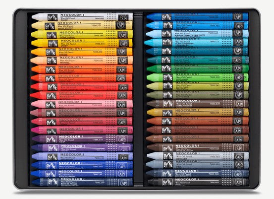 Caran D'Ache Neocolor I Wax Crayon Tin Set 40