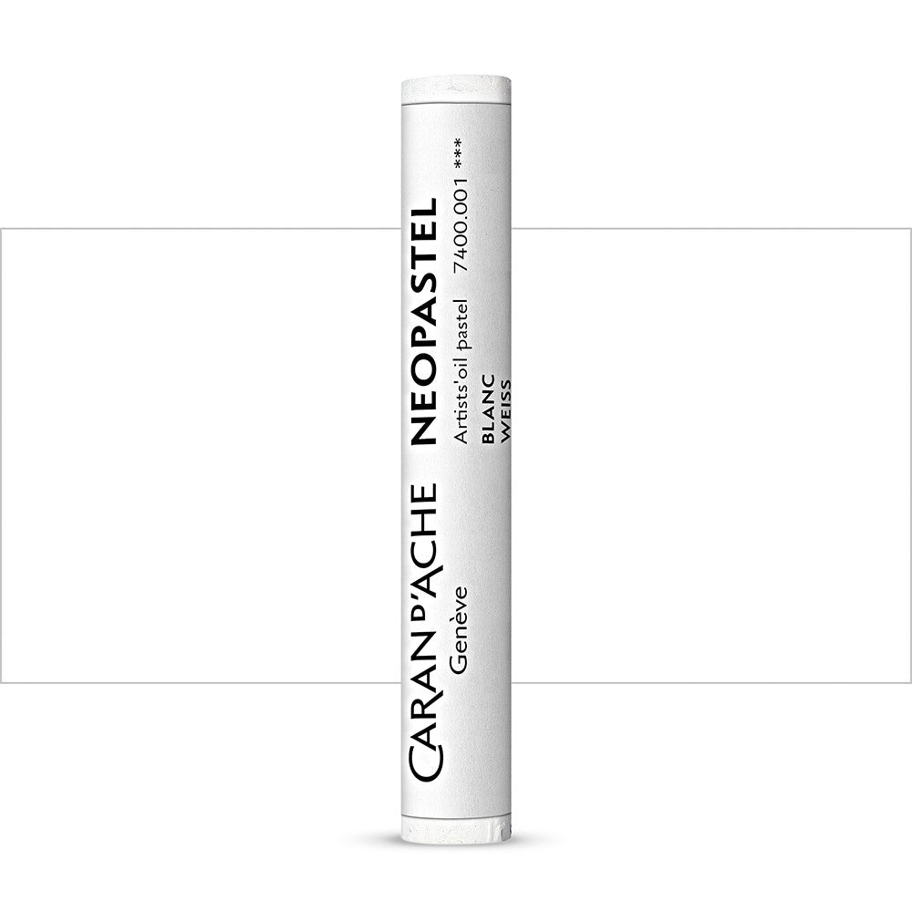 CARAN D'ACHE NEOPASTEL OIL PASTEL 001 WHITE
