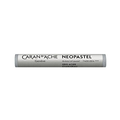 CARAN D'ACHE NEOPASTEL OIL PASTEL 004 STEEL GREY