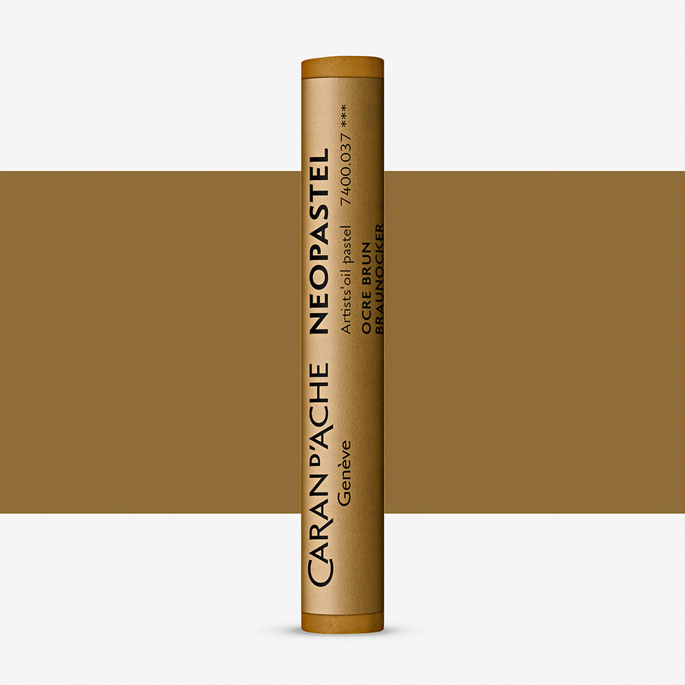 CARAN D'ACHE NEOPASTEL OIL PASTEL 037 BROWN OCHRE