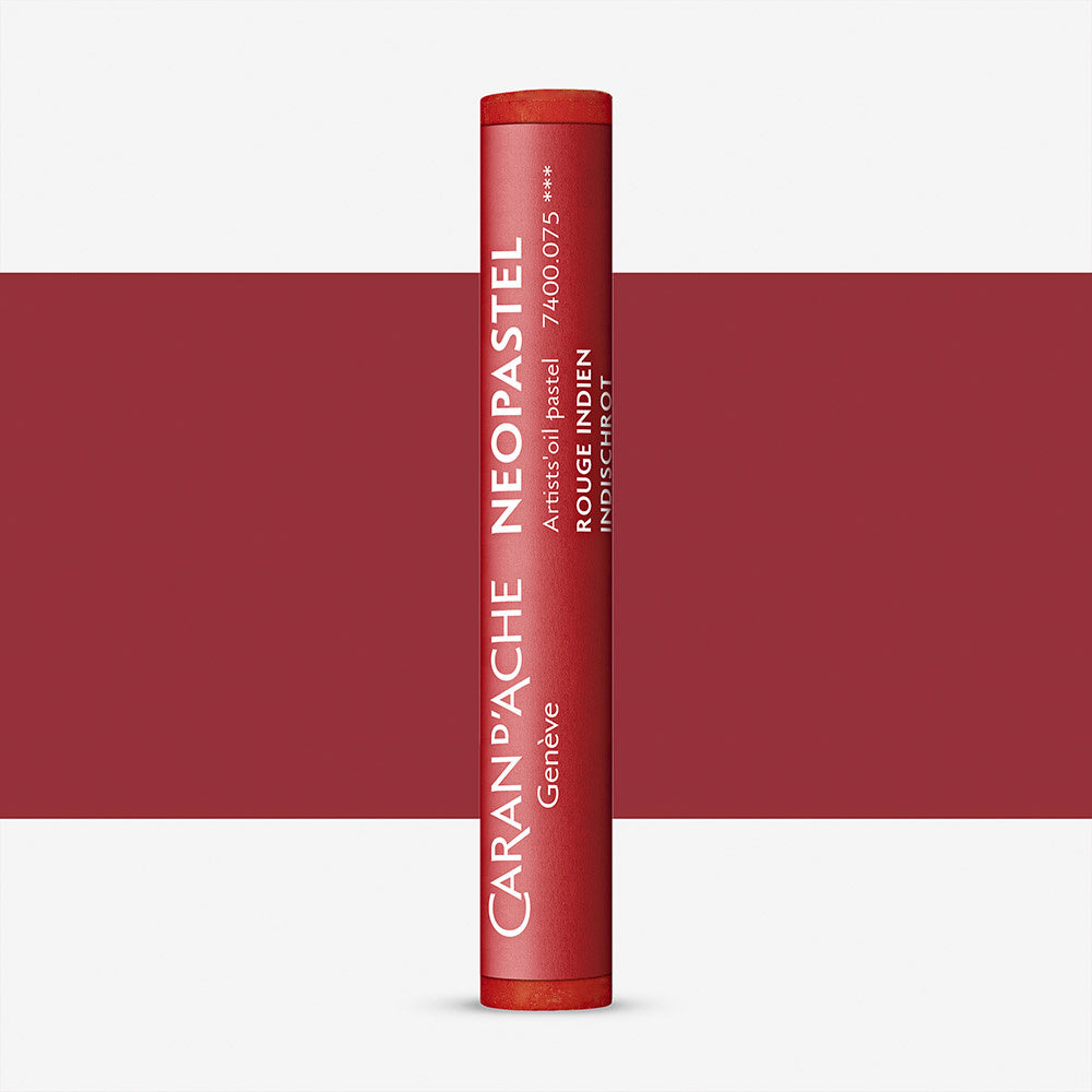 CARAN D'ACHE NEOPASTEL OIL PASTEL 075 INDIAN RED