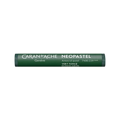 CARAN D'ACHE NEOPASTEL OIL PASTEL 229 DARK GREEN