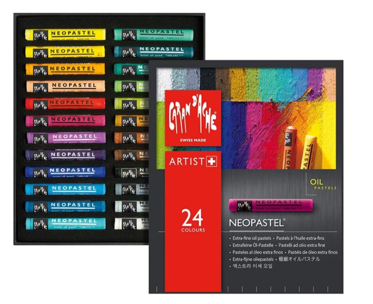 Caran D'Ache Neopastel Oil Pastel Set 24