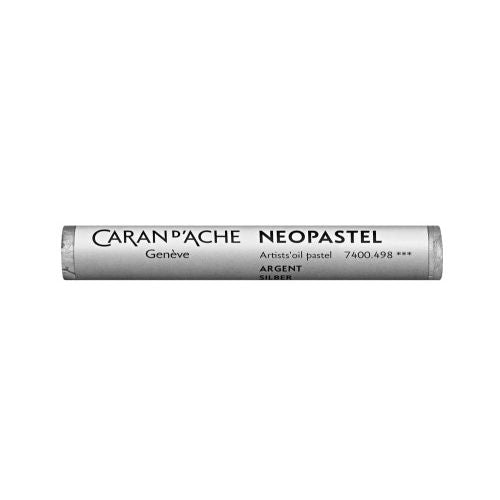 Caran D'Ache Neopastel Oil Pastel 498 Silver