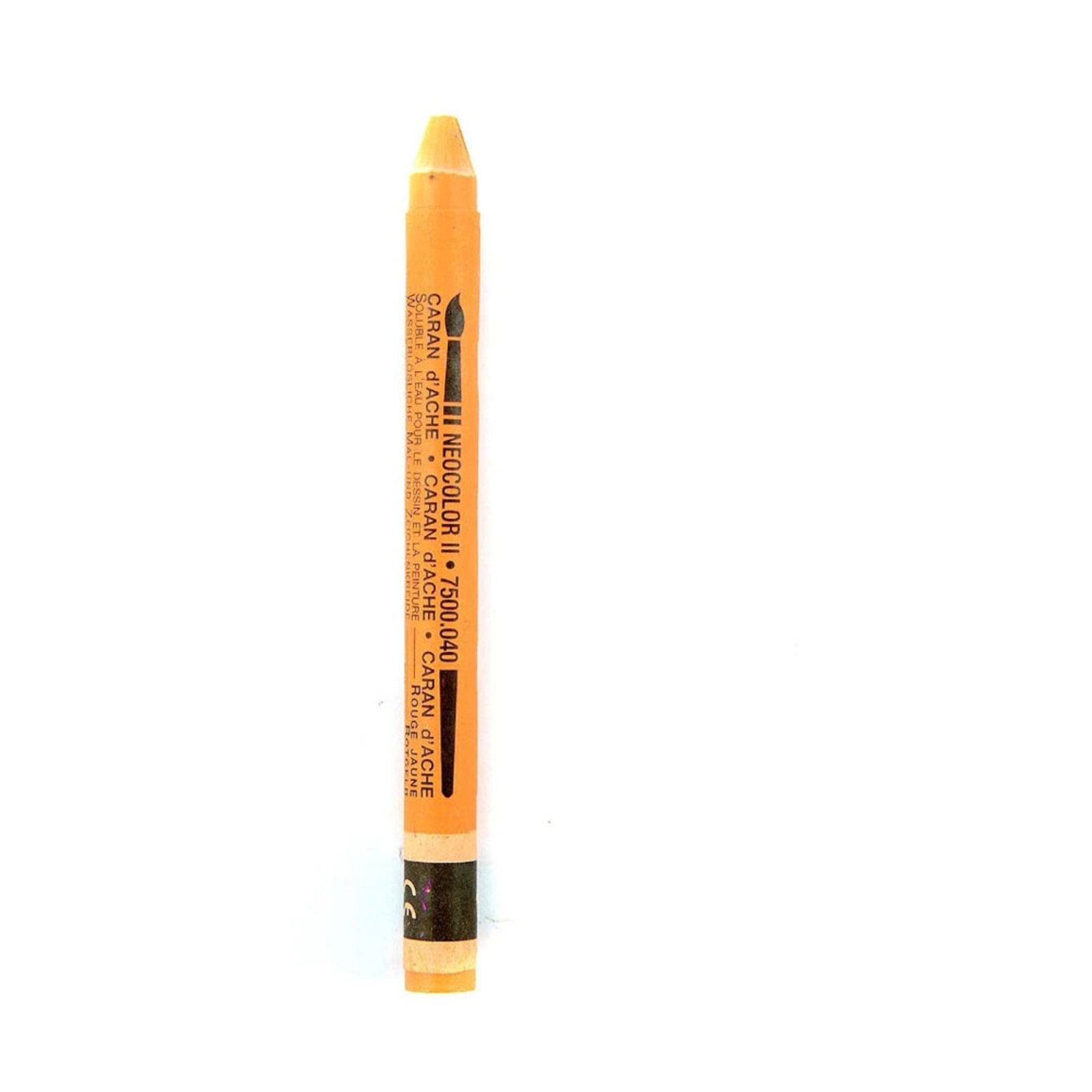 CARAN D'ACHE NEOCOLOR II WATER-SOLUBLE PASTEL 040 REDDISH ORANGE