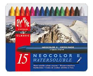 Caran D'Ache Neocolor II Water-Soluble Pastel Set 15