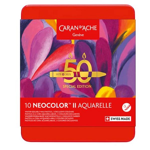 Caran D'Ache Neocolor II Water-Soluble Pastel Pop 50 Year Edition Set 10