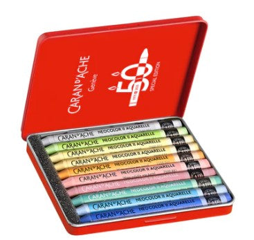 Caran D'Ache Neocolor II Water-Soluble Pastel Pastel 50 Year Edition Set 10