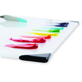 NewWave Posh Glass Palette White 9x12"