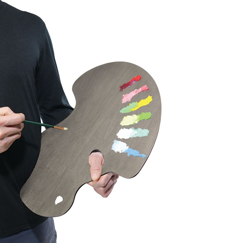 NewWave Expressionist Palette Neutral Grey Stain Wood (Left Hand)