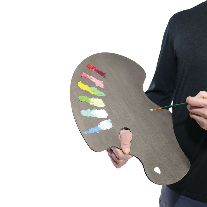 NewWave Expressionist Palette Neutral Grey Stain Wood (Right Hand)