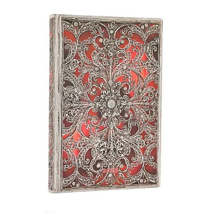 Paperblanks 2026 Weekly Flexi Diary Garnet Mini