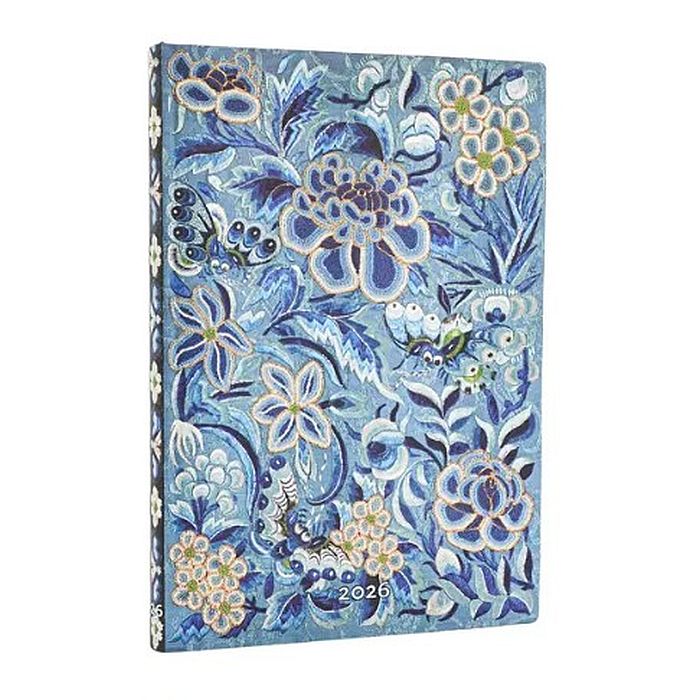 Paperblanks 2026 Weekly Flexi Diary Blue Willow