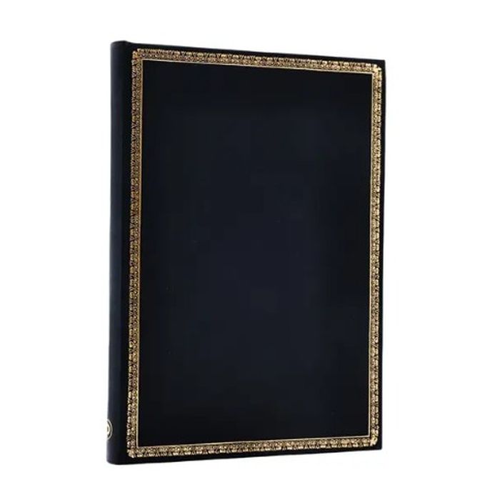Paperblanks Hardcover Lined Notebook Black Edition Midi