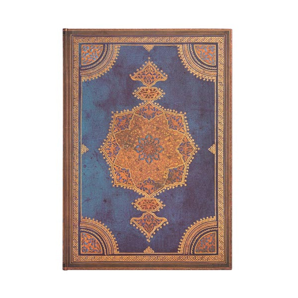 Paperblanks Hardcover Unlined Notebook Safavid Indigo Grande