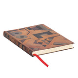 Paperblanks Flexi Book Softcover Lined Notebook Moutarde Midi