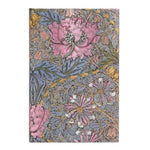 Paperblanks Hardcover Lined Notebook Morris Pink Honeysuckle Mini